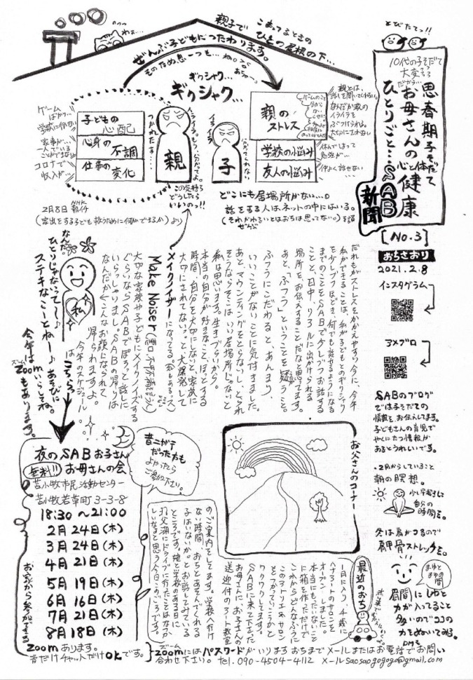 SABひとりごと新聞 vol.3